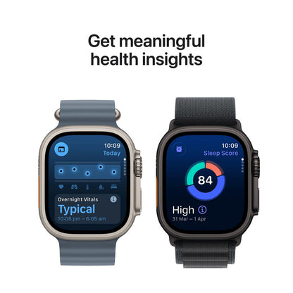 Apple Watch Ultra 3 GPS + Cellular 49mm Natural Ocean Band [MEWH4X/A] - (Australia Stock)