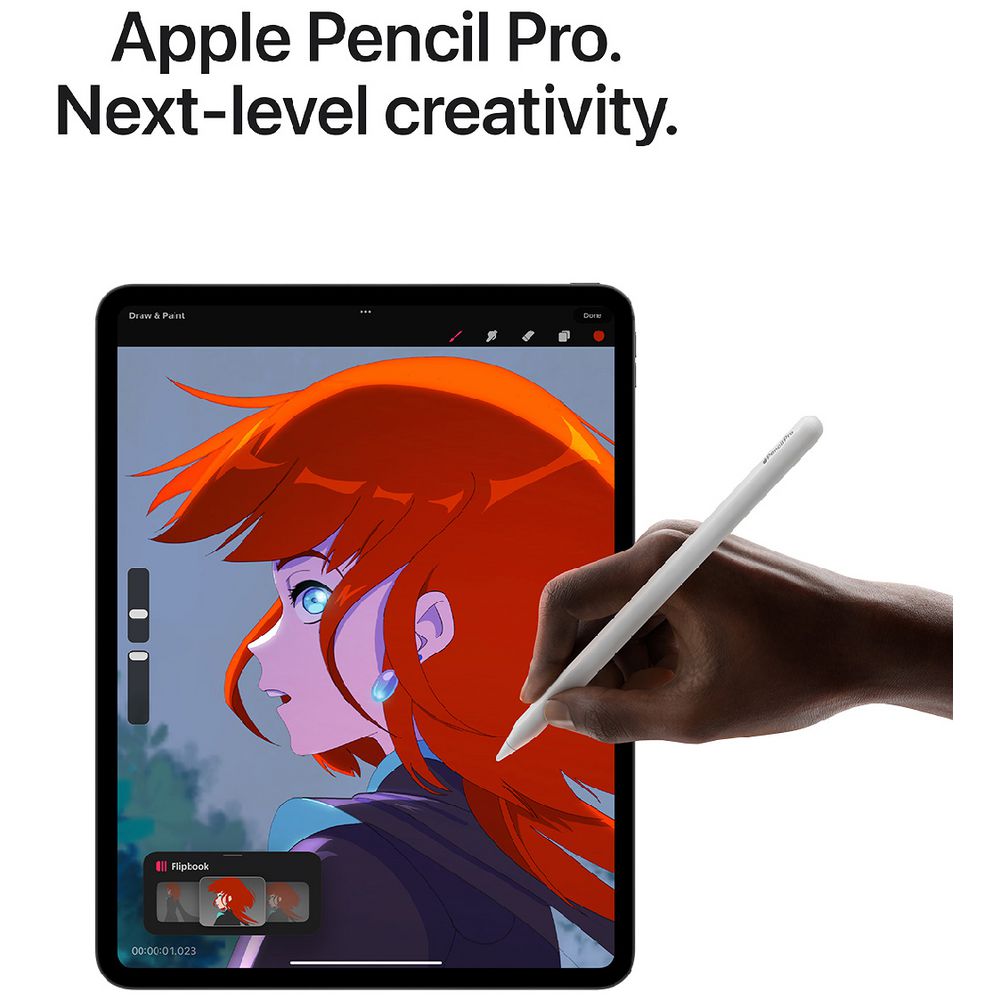 Apple iPad Pro (M4) 13" WiFi 256GB Standard Glass - Black [MVX23XA]