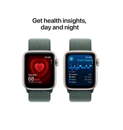APPLE WATCH SE 40mm GPS Starlight Case Green Sport Loop [MXEH3ZPA]