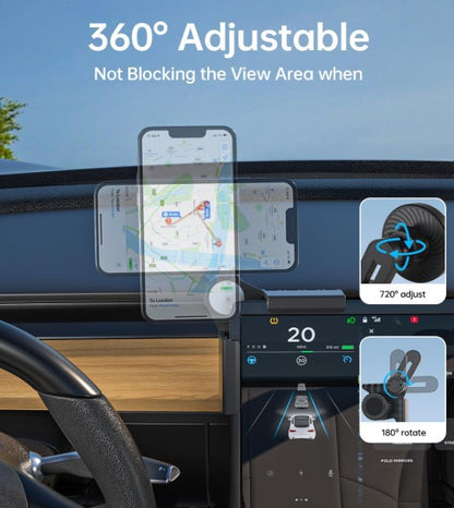 Maxguard Screen Mounted Magnetic Car Mount for Tesla ( M49 )