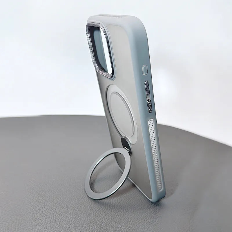 MaxGuard MERGEGRIP Stand Case - iPhone 16 Pro  6.3" - Grey