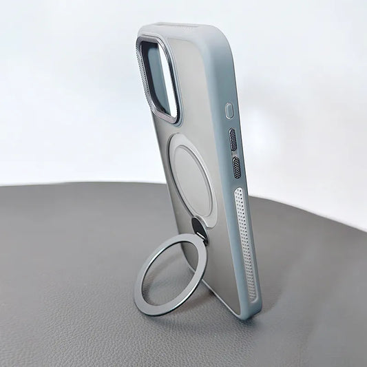 MaxGuard MERGEGRIP Stand Case - iPhone 16 Pro Max  6.9" - Grey