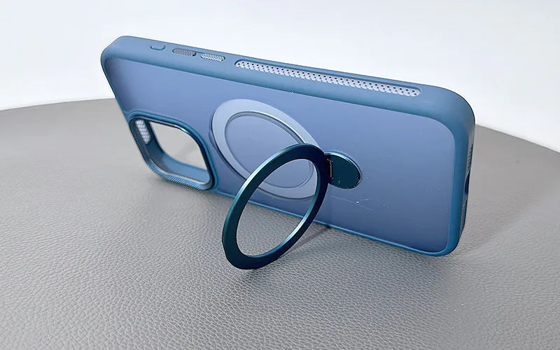 MaxGuard MERGEGRIP Stand Case - iPhone 16 Pro Max  6.9" - Blue