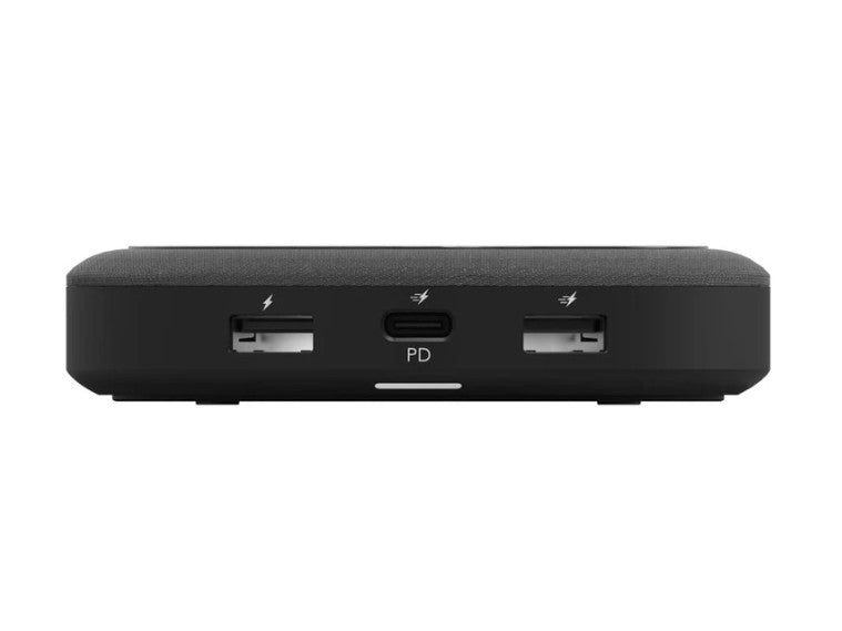 Mophie Universal Wireless Charging Hub, Charge Up to 4 Devices (3 USB Ports + Wireless Charging Surface)