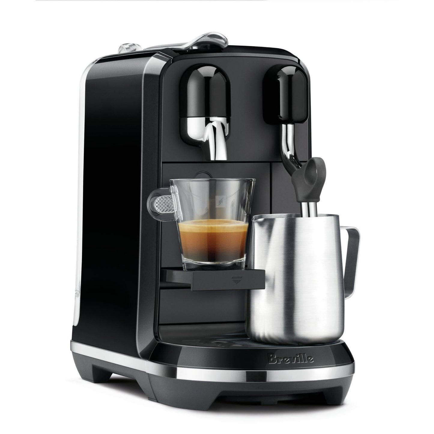 Nespresso Creatista Uno Capsule Coffee Machine By Breville - Black Sesame