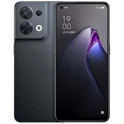 Oppo Mobile Shimmer Black Oppo Reno8 (HK Spec Dual SIM 8GB RAM 256GB 5G)