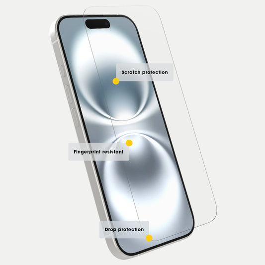 OtterBox Glass Screen Protector - iPhone 15 / 16 / 16e - Clear