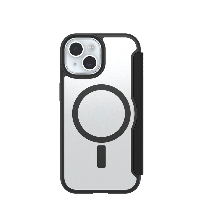 OtterBox REACT FOLIO MagSafe iPhone- 16e / 15 / 14 / 13 -Black Crystal