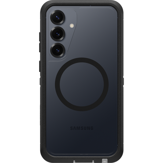 OtterBox Defender XT Clear with Magnets Case - Samsung S25 Plus 5G - Dark Side (Clear/Black)