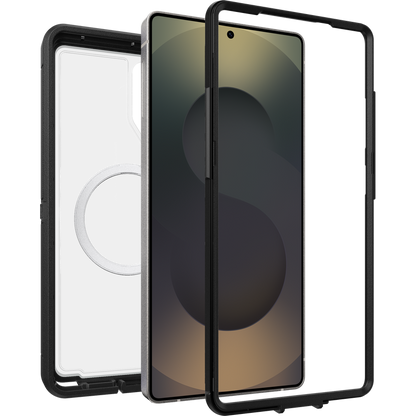 OtterBox Defender XT Clear with Magnets Case - Samsung S25 Ultra 5G - Dark Side (Clear/Black)