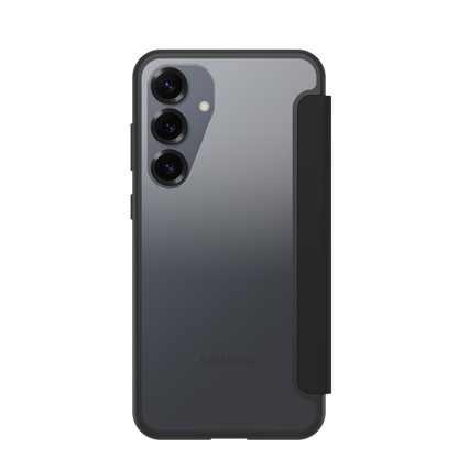 OtterBox React Folio Case - Samsung S25 - Black Crystal