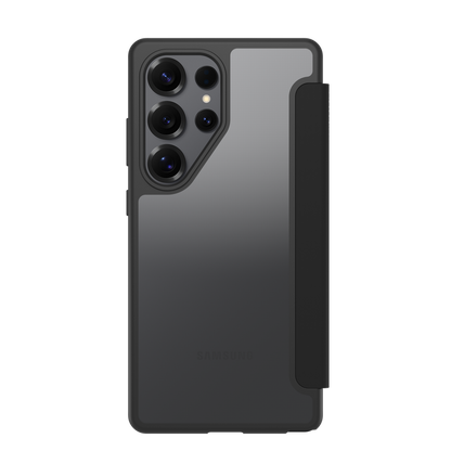 OtterBox React Folio Case - Samsung S25 Ultra - Black Crystal
