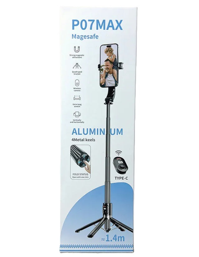 Selfie Stick Tripod Magnet Stick Max [P07MAX]