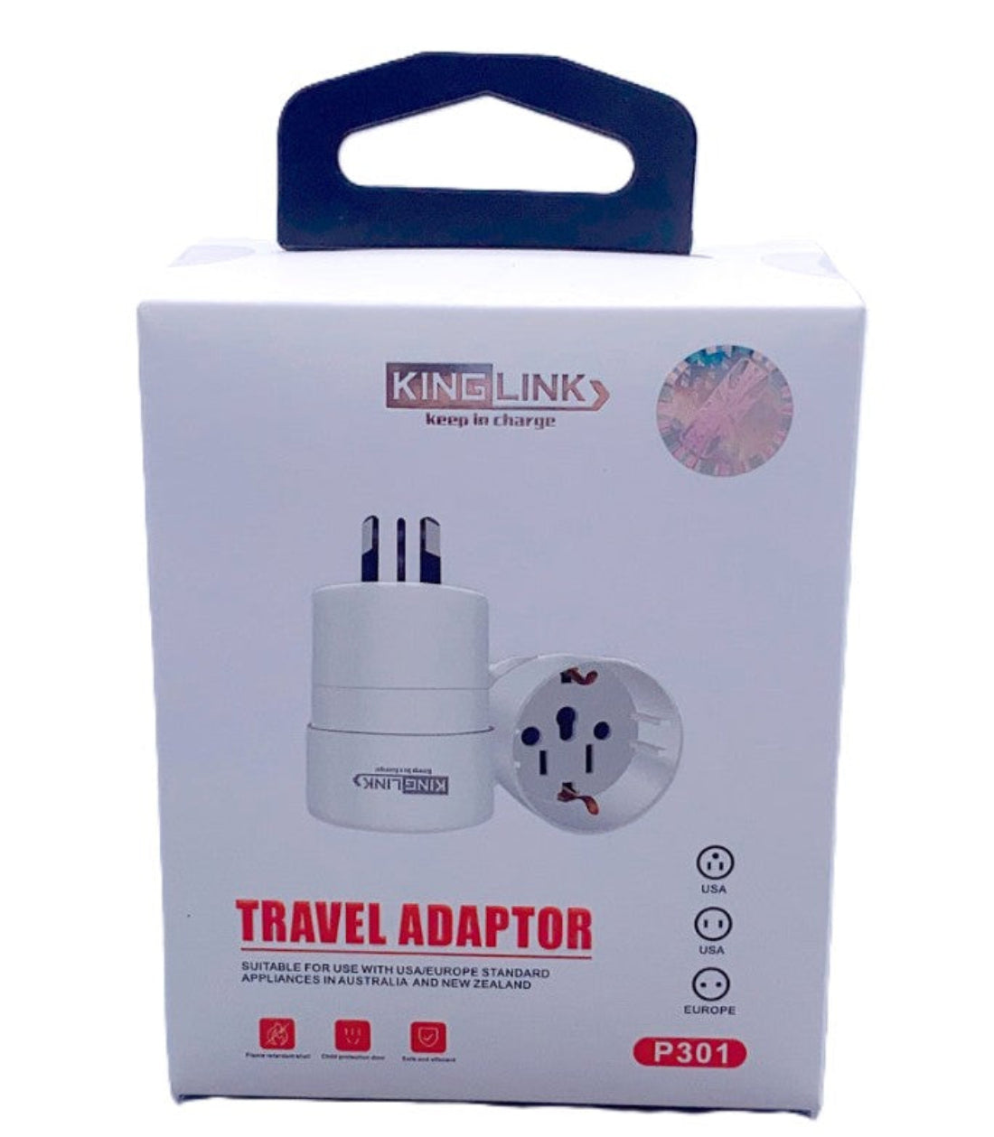 KingLink Travel Adaptor USA / EU to Australia P-301