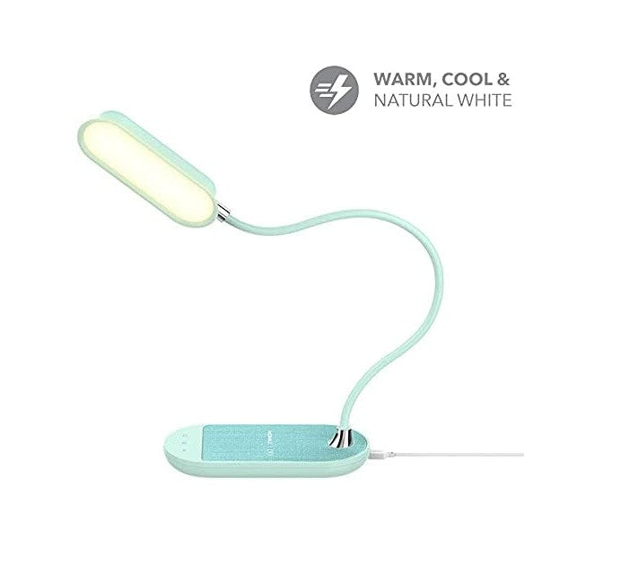 MOMAX Q.LED Flex Mini Lamp with Wireless Charging (Green)