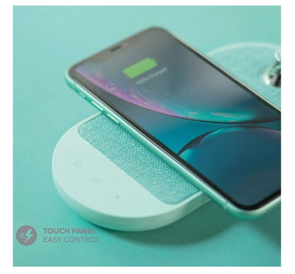 MOMAX Q.LED Flex Mini Lamp with Wireless Charging (Green)