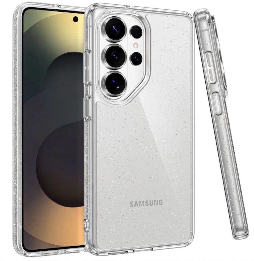 Gemshell Glitter Case for Samsung Galaxy S26 Ultra - Clear Silver