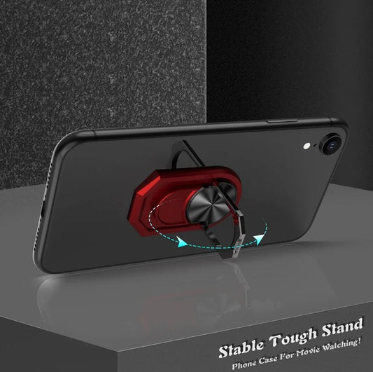 360 MAGNETIC RING HOLDER - Universal for Phone / Tablet - Red
