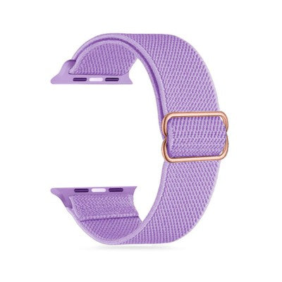 Redefine Stretchy Nylon iWATCH BAND for size 42 44 45 49 - PURPLE