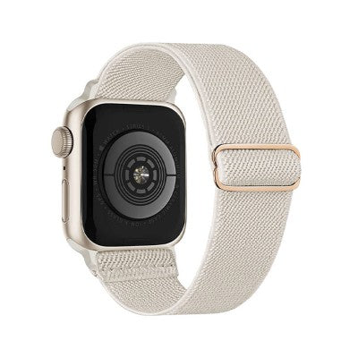 Redefine Stretchy Nylon iWATCH BAND for size 42 44 45 49 - WHITE