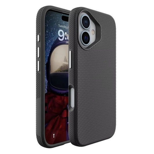 Rhinos Rugged Shockproof Case with Magnetic Ring for iPhone 17  - Black