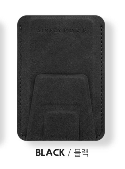 Simply ROAR Magnetic Card Pocket - Black