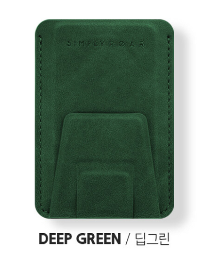 Simply ROAR Magnetic Card Pocket - Green