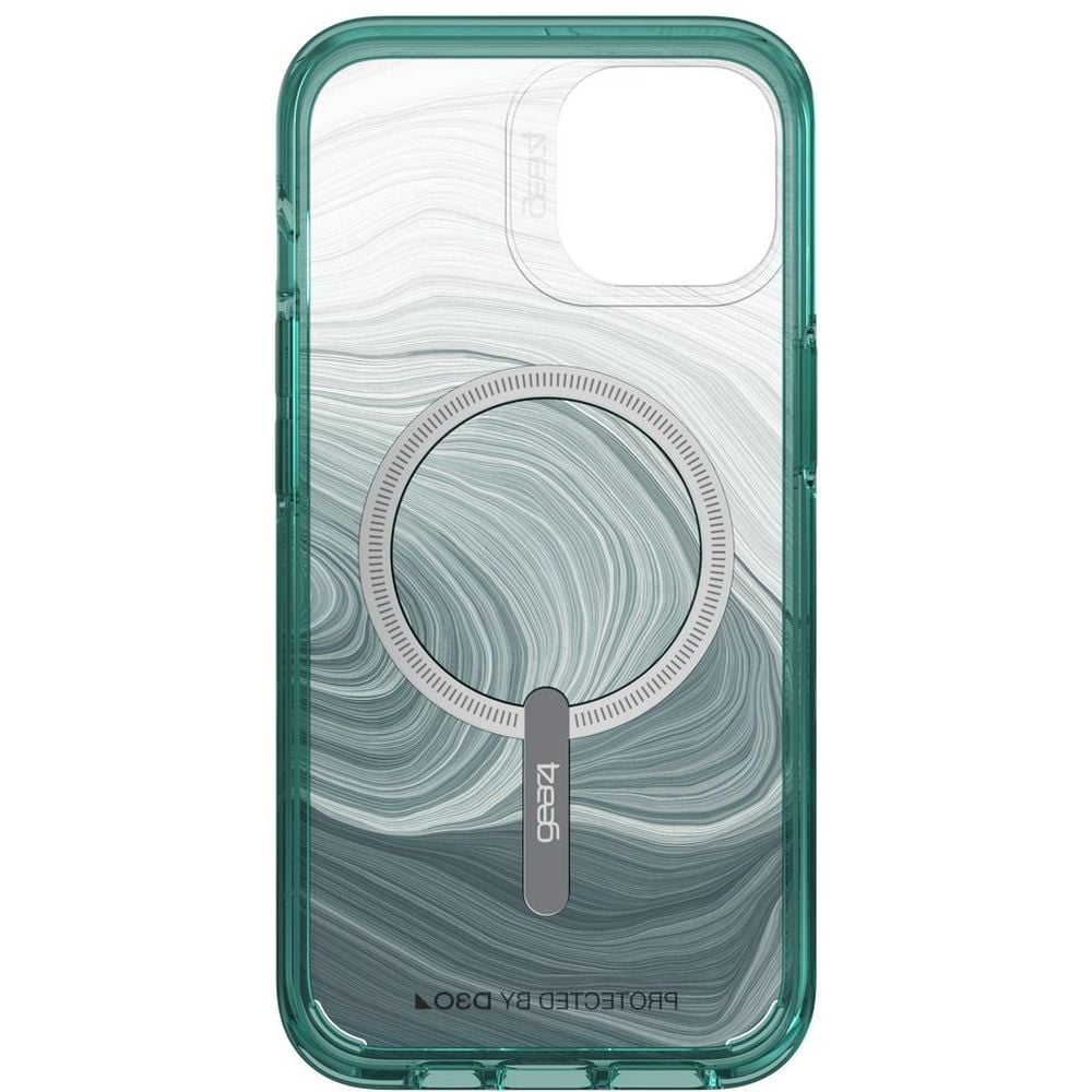 Gear4 D3O Milan Case - iPhone 14 6.1" (Green Swirl)