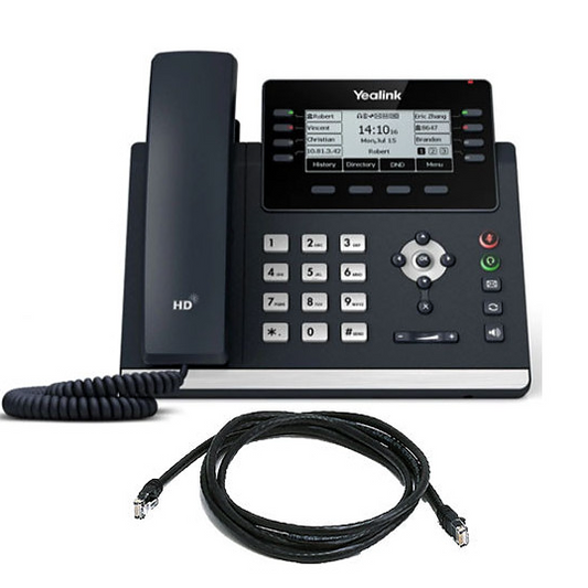 Yealink T43U 12 Line IP phone 3.7 360x160 pixel G