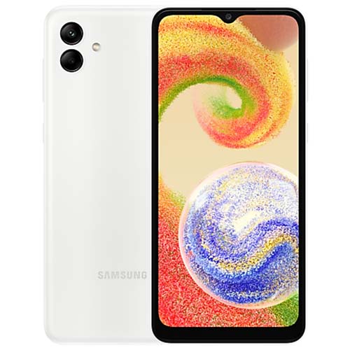 Samsung Mobile White Samsung Galaxy A04 (A045F Dual SIM 4GB RAM 64GB 4G LTE)