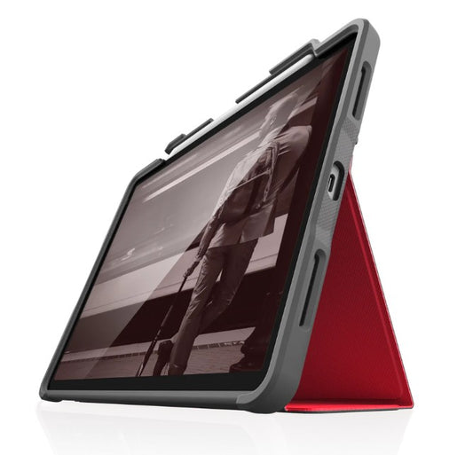 STM Dux Plus Rugged case for iPad Pro 12.9" 1st / 2nd Gen  - Red (Model number(s): A2152, A2123, A2153, A2154, A1701, A1709, A1852)