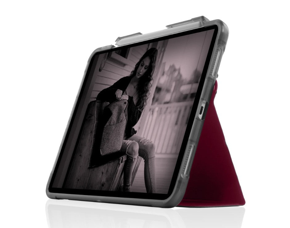 STM Due Studio for iPad Pro 12.9" 3rd / 4th Gen - Red (Model number(s): A2229, A2232, A2069, A2233)