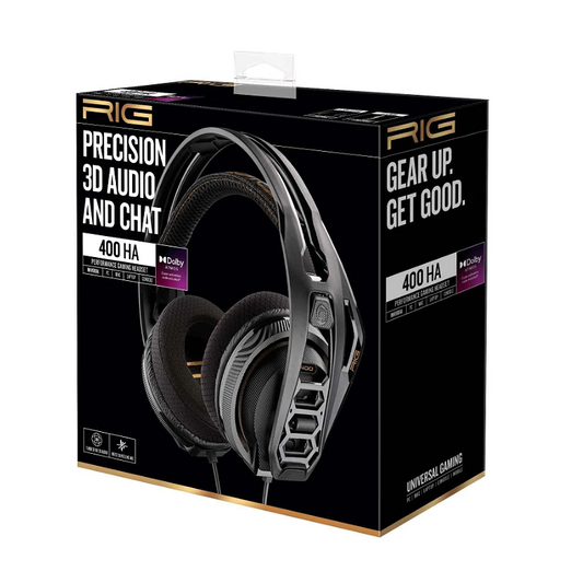 Rig 400 HA ATMOS V2 Gaming Headset for PC - Black