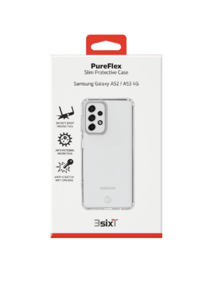 3SIXT PURE FLEX - SAMSUNG GALAXY A53 5G - CLEAR