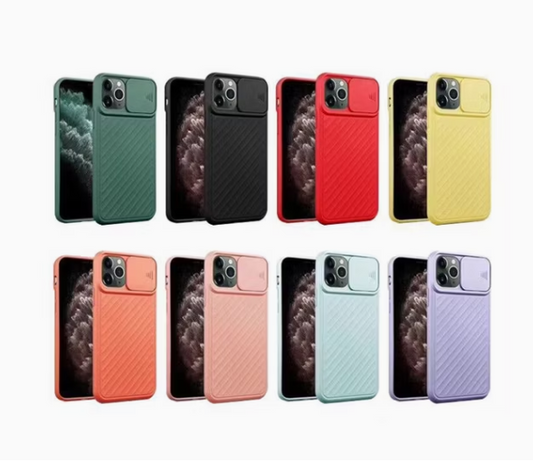 CAMSHIELD CAMERA PROTECTION CASE - APPLE iPhone 12 Pro Max 6.7' RED