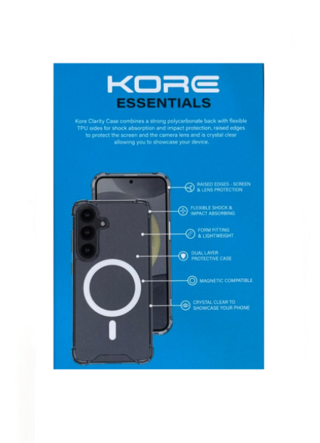 Kore Clarity MagSafe Case - Samsung Galaxy S25 Ultra - Clear
