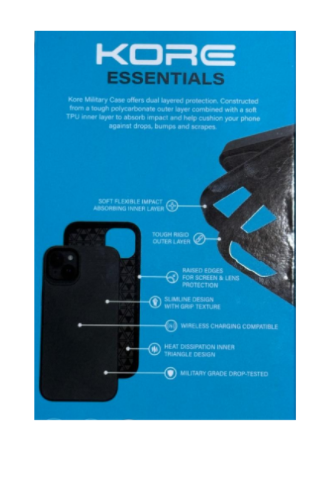 Kore Military MagSafe Case - iPhone 16 Pro Max 6.9" - Black