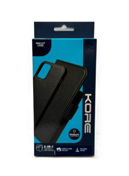 Kore Wallet MagSafe Case - iPhone 16 Plus 6.7" - Black