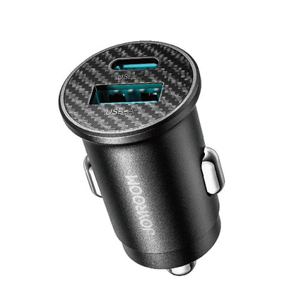 JoyRoom - JR-CCN16 Mini 15W QC + PD Car Charger [USB A + USB C]