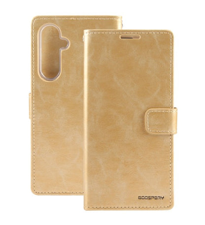 Bluemoon TPU Book Case - Samsung Galaxy S23 FE - Gold