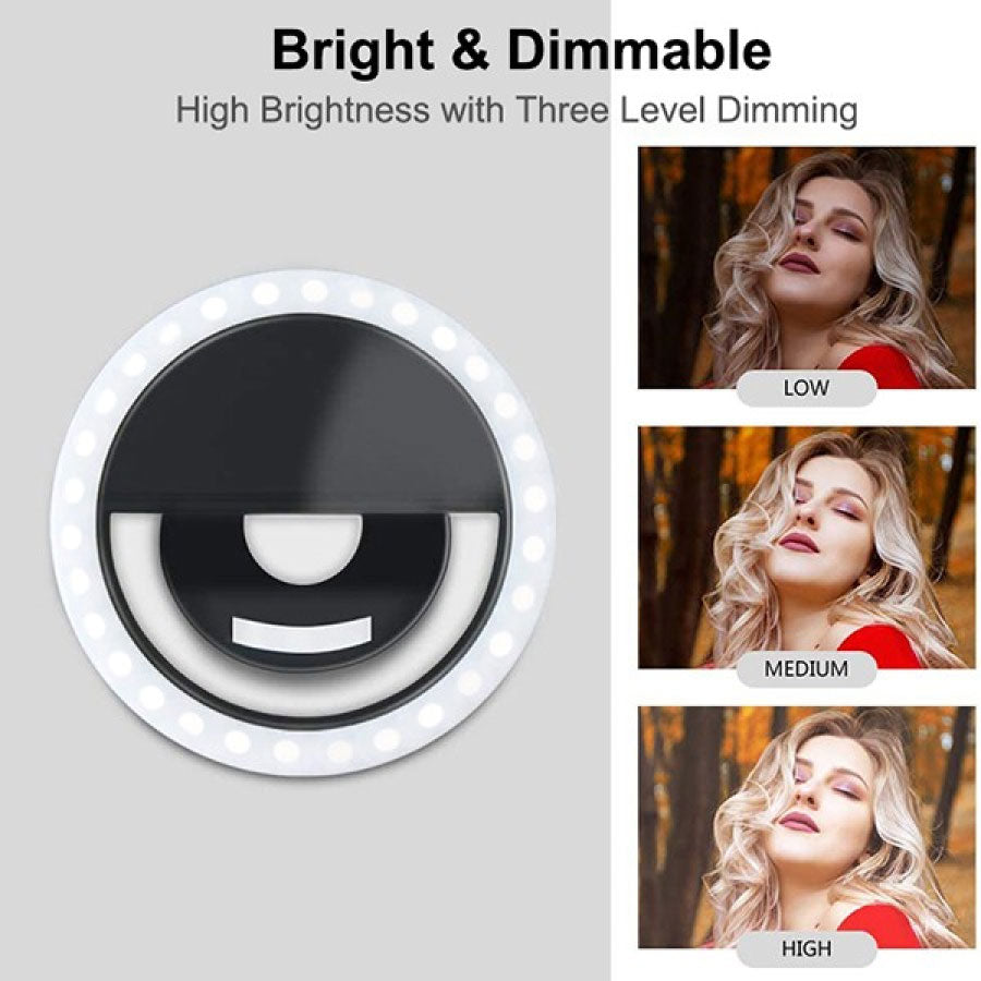 Mobile Phone LED Rechargeable Selfie Ring Light