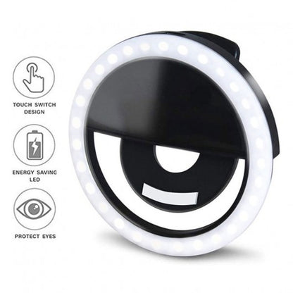 Mobile Phone LED Rechargeable Selfie Ring Light