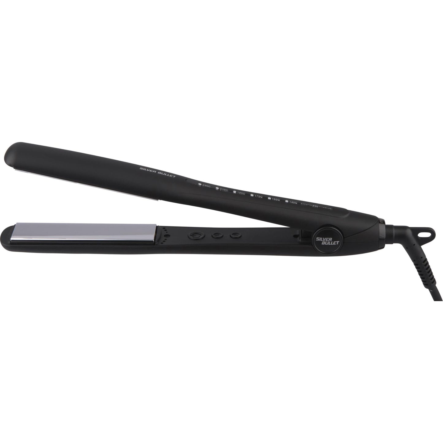 Silver Bullet Keratin 230 25mm Wide Hair Straightener - Silver Titanium