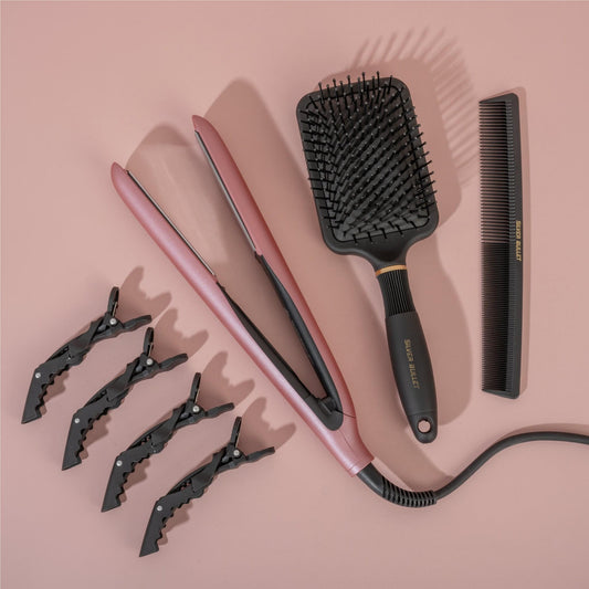 Silver Bullet Titanium 230 Supernova Hair Straightener - Vintage Rose