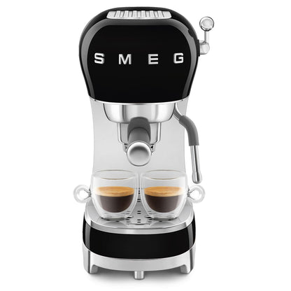 Smeg 50's Style Espresso Manual Coffee Machine - Black