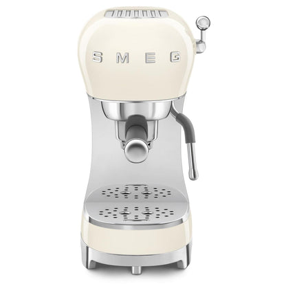 Smeg 50's Style Espresso Manual Coffee Machine - Cream
