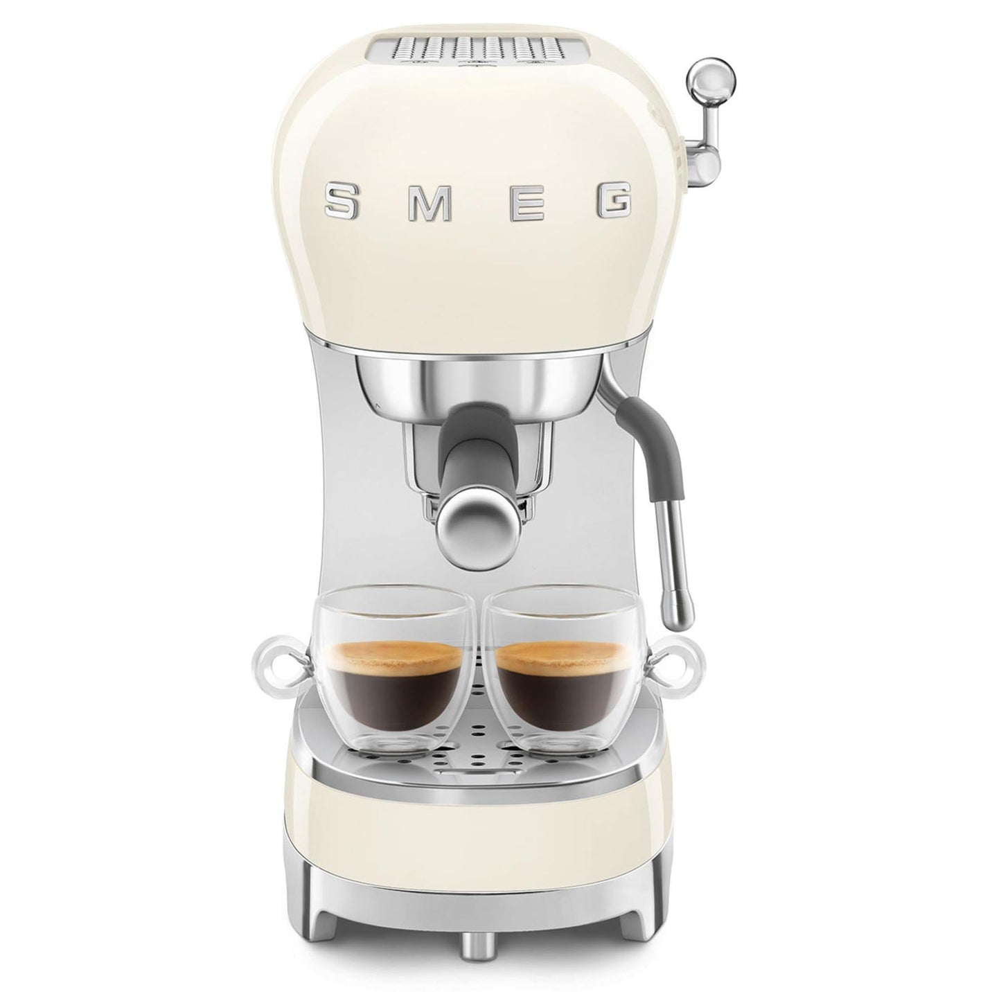 Smeg 50's Style Espresso Manual Coffee Machine - Cream