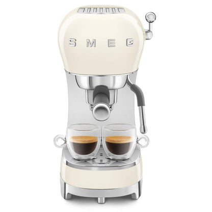 Smeg 50's Style Espresso Manual Coffee Machine - Cream