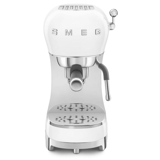 Smeg 50's Style Espresso Manual Coffee Machine - White