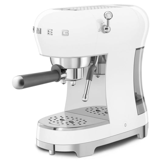 Smeg 50's Style Espresso Manual Coffee Machine - White